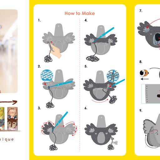 Loopie Fun Plush Bag / KOALA - Craft Kits - 3