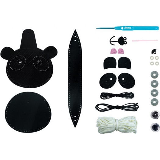 Loopie Fun Plush Bag / PANDA - Craft Kits - 3