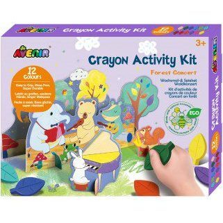 Crayon Activity Kit: forest concert