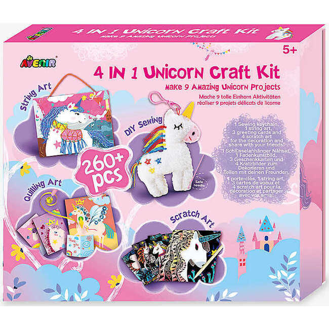 4-in-1 Unicorn Craft Kit