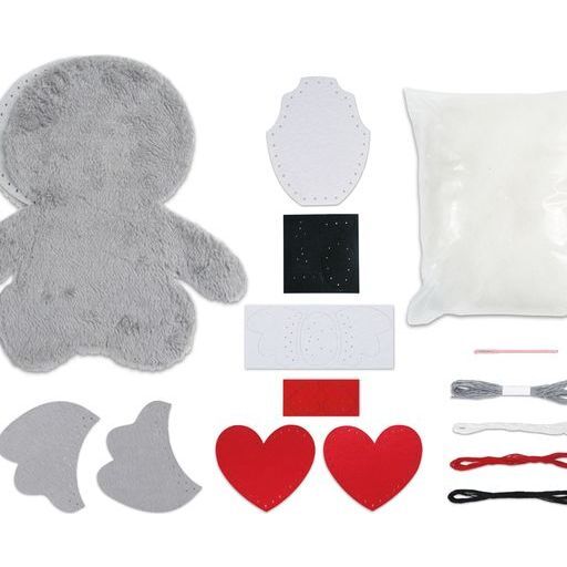 My first Sewing Doll / KOALA WITH HEART - Craft Kits - 4