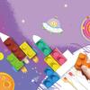 Blocks 'N' Crayons / SPACE - Coloring - 3