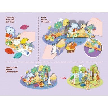 Crayon Activity Kit: forest concert - Coloring - 4