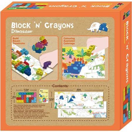 Blocks 'N' Crayons / DINOSAUR - Coloring - 5