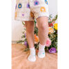 Coco Ankle Sock, White - Socks - 5