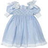 Charlotte Baby Blue Linen Dress - Dresses - 1 - thumbnail