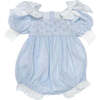 Charlotte Baby Blue Romper - Rompers - 1 - thumbnail