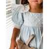 Charlotte Baby Blue Linen Dress - Dresses - 3