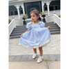 Charlotte Baby Blue Linen Dress - Dresses - 5