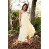Women's Maren Square Neck Spaghetti Straps Maxi Dress, Lemon Yellow - Dresses - 3