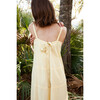 Women's Maren Square Neck Spaghetti Straps Maxi Dress, Lemon Yellow - Dresses - 4