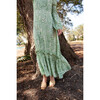 Women's Palmer Sleek Long Sleeve Maxi Dress, Spring Lily - Dresses - 4