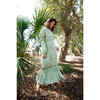 Women's Palmer Sleek Long Sleeve Maxi Dress, Spring Lily - Dresses - 5