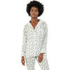 Women's Silky Floral Long Sleeve/Pant Pj Set W/ Eye Mask - Pajamas - 1 - thumbnail