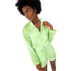 Women's Silky Flight Suit Romper - Rompers - 3