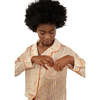 Women's Silky Op Art Long Sleeve/Short Pj Set W/ Eye Mask - Pajamas - 3 - thumbnail