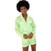 Women's Silky Flight Suit Romper - Rompers - 5