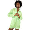 Women's Silky Flight Suit Romper - Rompers - 6