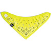 Velcro Neck Single Bandana Bib, Neon Yellow - Bibs - 2