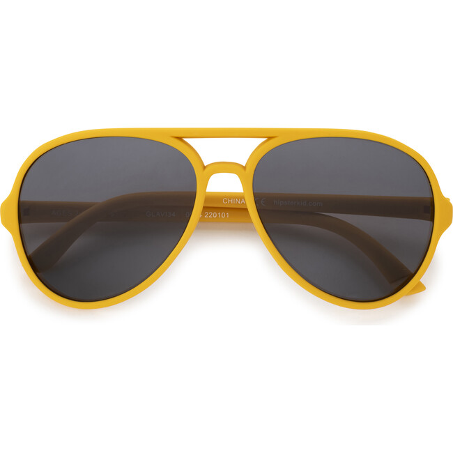 Classics Aviator Sunglasses, Mustard - Sunglasses - 3