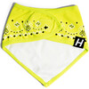 Velcro Neck Single Bandana Bib, Neon Yellow - Bibs - 4