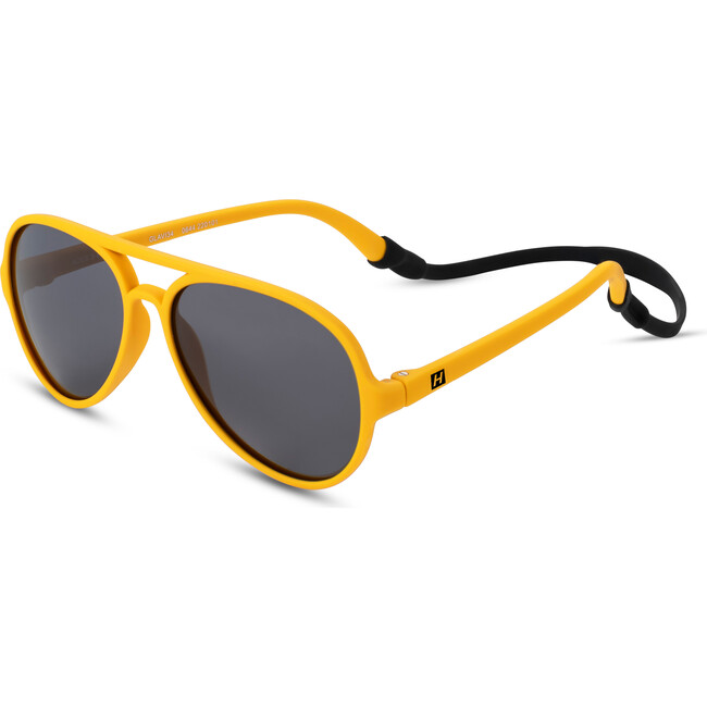 Classics Aviator Sunglasses, Mustard - Sunglasses - 4