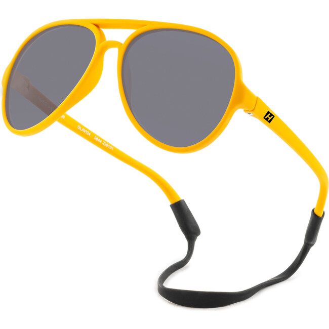 Classics Aviator Sunglasses, Mustard - Sunglasses - 5