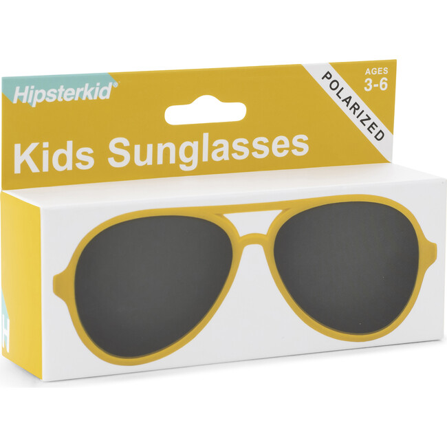 Classics Aviator Sunglasses, Mustard - Sunglasses - 6
