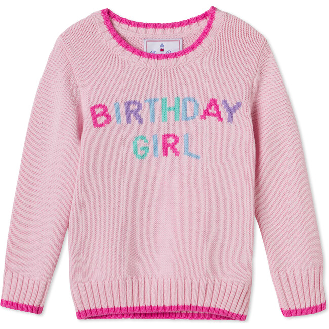 Birthday Girl Sweater, Lily's Pink