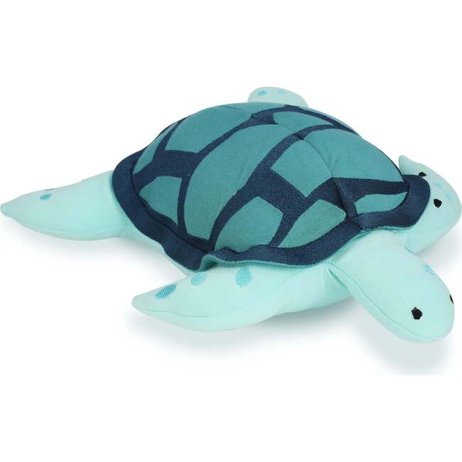 Lucy's Room Toby Sea Turtle Bamboo Stuffed Animal, Blue - Plush - 1