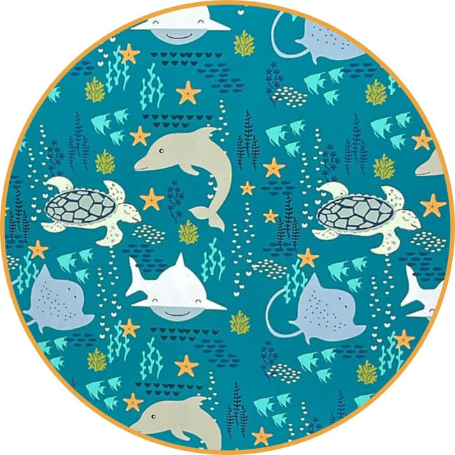 Ocean Friends Bamboo Bloomers, Blue