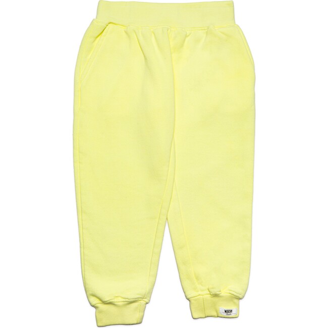 Garment Dyed Joggers, Yellow