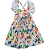 Ruffle Sleeve Dress, Veggies - Dresses - 4