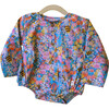 Hand-Drawn Bee Watch Onesie, Blue - Onesies - 1 - thumbnail