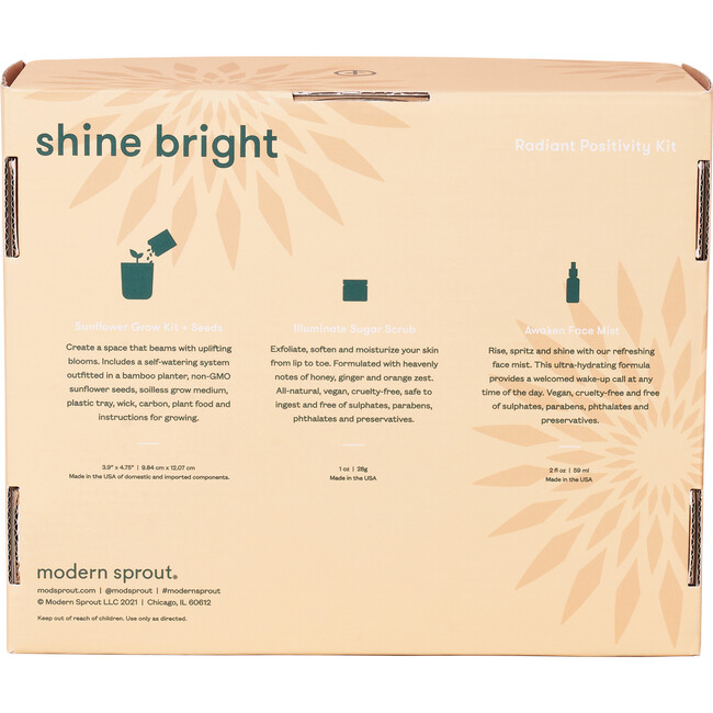 Shine Bright Radiant Positivity Kit - Planting Kits - 4