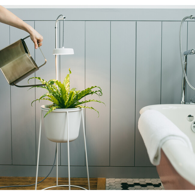 Uplift Planter, Matte White - Planters - 7