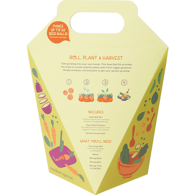 DIY Seed Ball Kit, Rainbow Garden - Seed Kits - 5