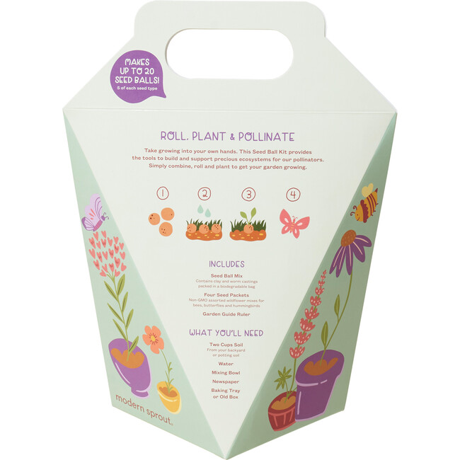 DIY Seed Ball Kit, Wildflower Garden - Seed Kits - 5