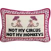 Not My Circus Needlepoint Pillow - Decorative Pillows - 1 - thumbnail