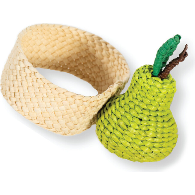 Raffia Napkin Ring, Pear