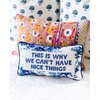 Nice Things Needlepoint Pillow - Decorative Pillows - 2