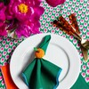 Raffia Napkin Ring, Orange - Tabletop - 2