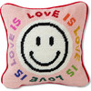 Love is Love Needlepoint Pillow - Decorative Pillows - 1 - thumbnail
