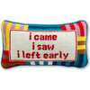 I Came I Saw Needlepoint Pillow - Decorative Pillows - 1 - thumbnail