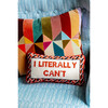 I Literally Can't Needlepoint Pillow - Decorative Pillows - 2