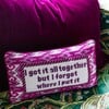 Got It All Together Needlepoint Pillow - Decorative Pillows - 2