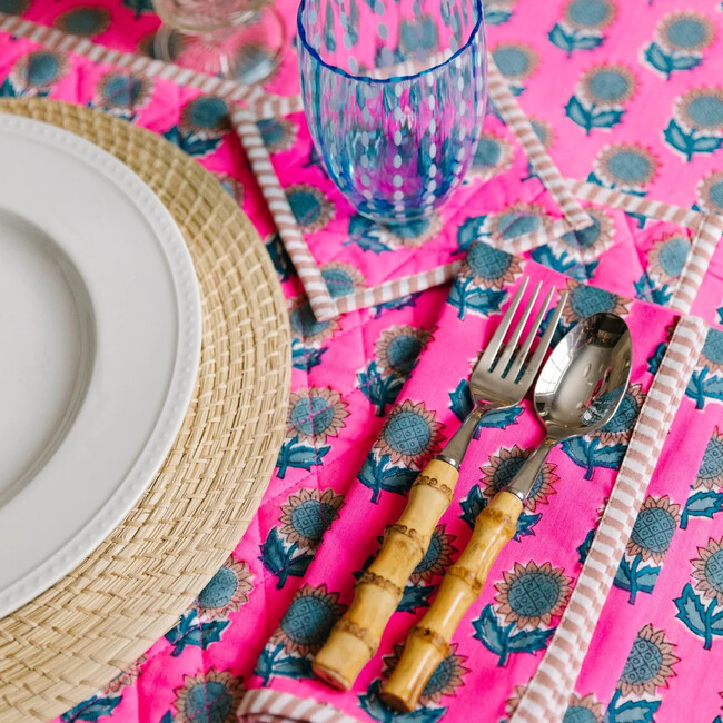 Amelia Quilted Placemats, Set of 4 - Tabletop - 3