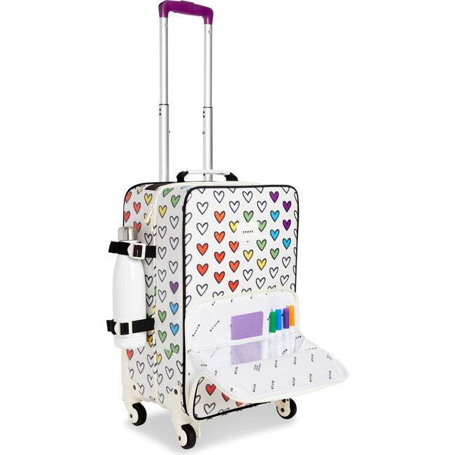 Logan Suitcase, Rainbow Hearts - Luggage - 2