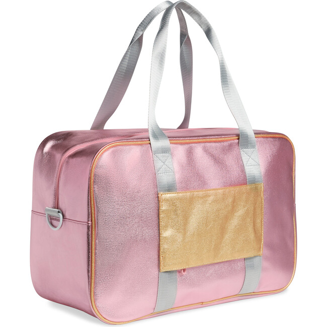 Rockaway Duffle, Pink/Silver - Bags - 2