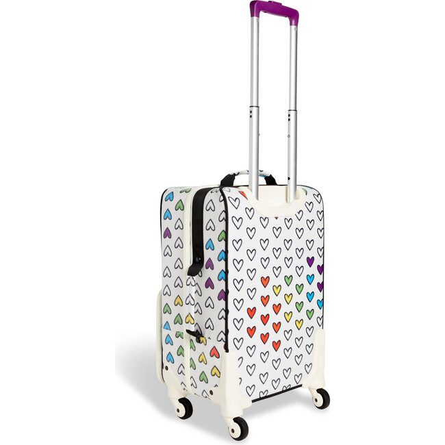 Logan Suitcase, Rainbow Hearts - Luggage - 3